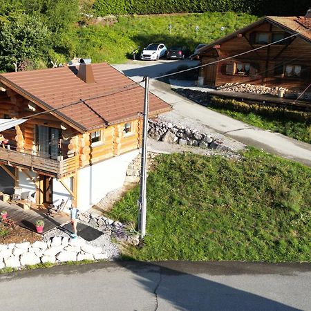 Chalet Anzac Chalet 5 Etoiles En Rondins Tout Neuf Unique Dans Les Aravis Les Villards-sur-Thônes Exterior foto