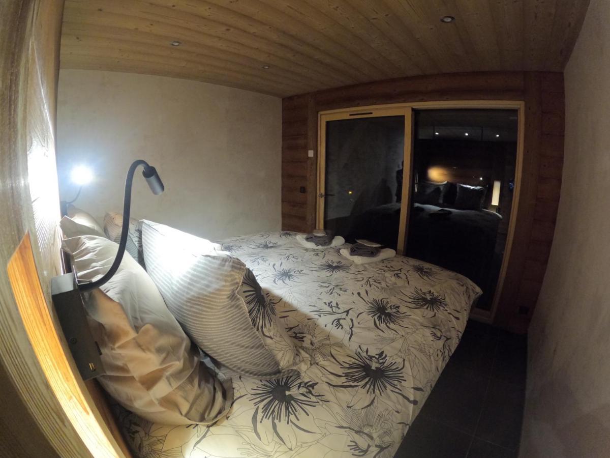 Chalet Anzac Chalet 5 Etoiles En Rondins Tout Neuf Unique Dans Les Aravis Les Villards-sur-Thônes Exterior foto