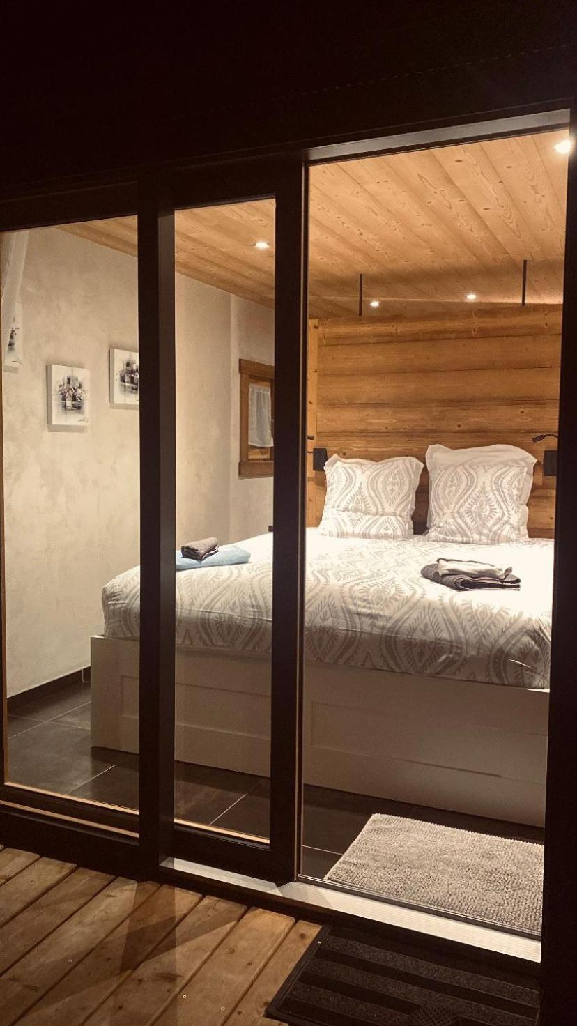 Chalet Anzac Chalet 5 Etoiles En Rondins Tout Neuf Unique Dans Les Aravis Les Villards-sur-Thônes Exterior foto
